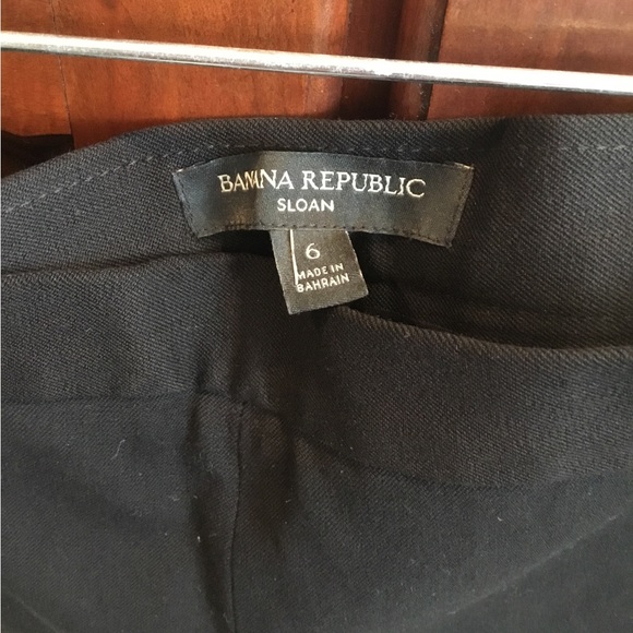 Banana Republic 'Sloan' Black Pant (Size 6) - Picture 2 of 3